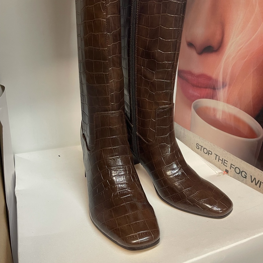 BNIB Marc Fisher Secalm Revela3 Boots Dk Brown - Picture 10 of 16